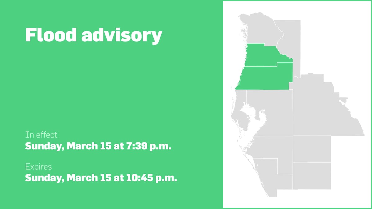 Flood advisory in place for Hernando and Pasco counties until Sunday ...