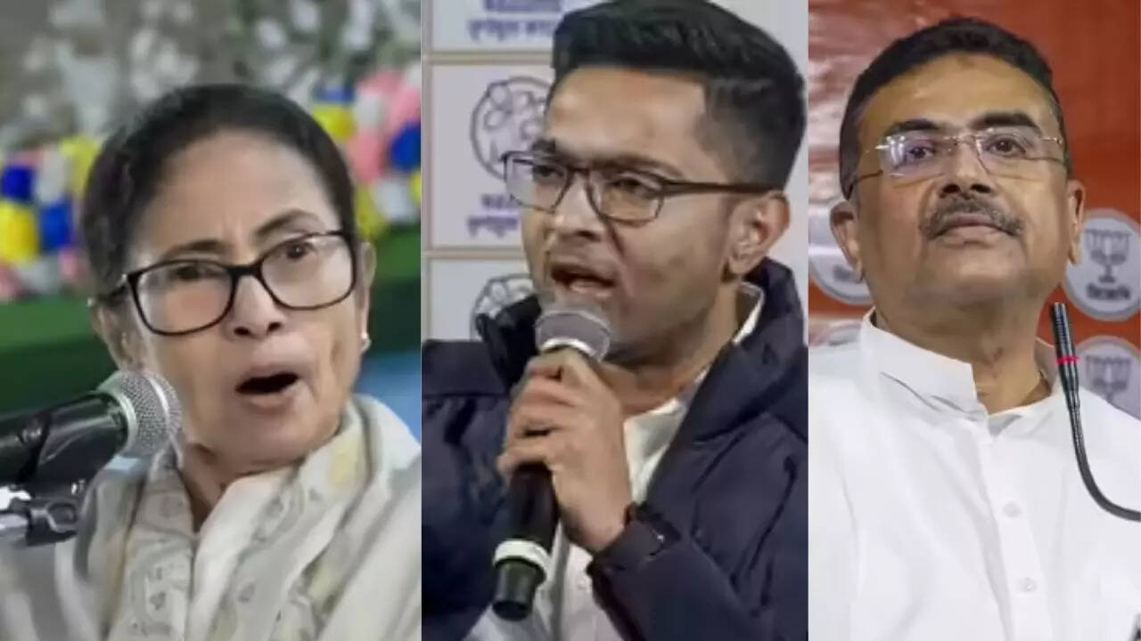 Bengal elections 2026: High-stakes contest between Mamata Banerjee, her ...