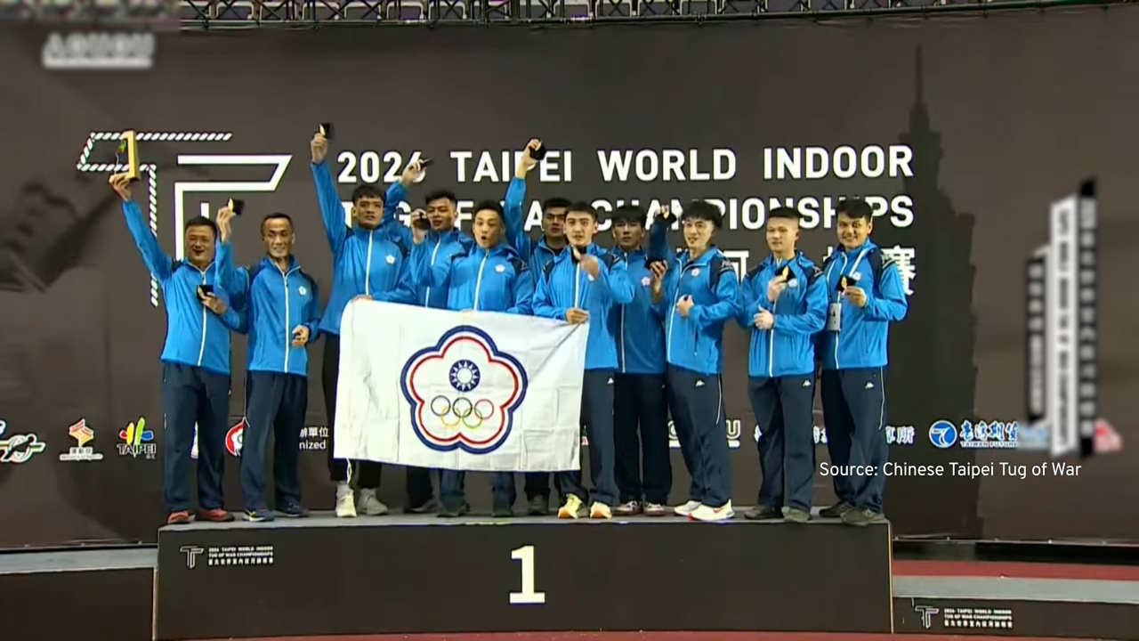 Taiwan wins big at 2026 World Indoor Tug-of-War Championships