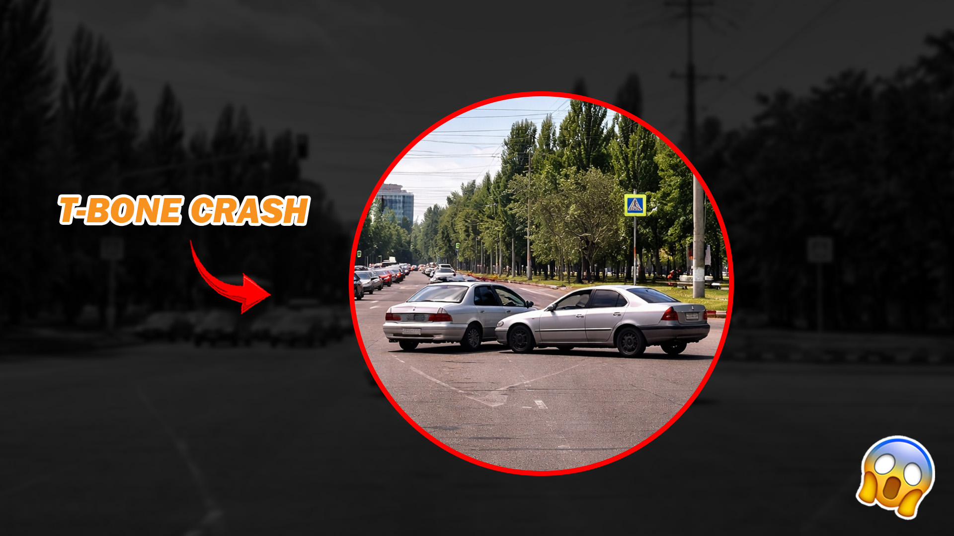 Collision occurs during heavy traffic
