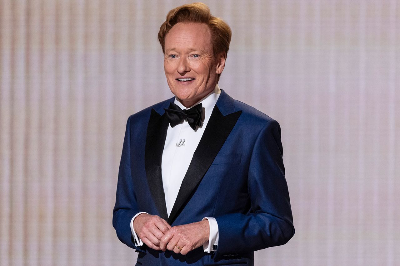 Conan O'Brien during the 98th Annual Academy Awards held by the Academy of Motion Picture Arts and Sciences at the Dolby Theatre in Hollywood, CA, Sunday, March 15, 2026.