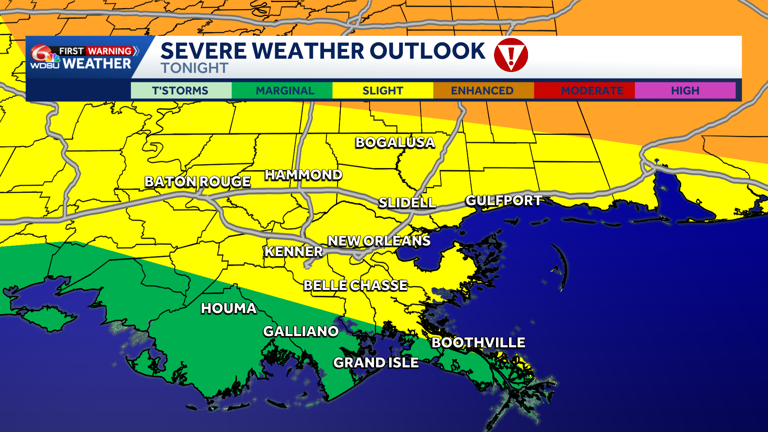 Severe storms, strong winds possible late Sunday into Monday for ...