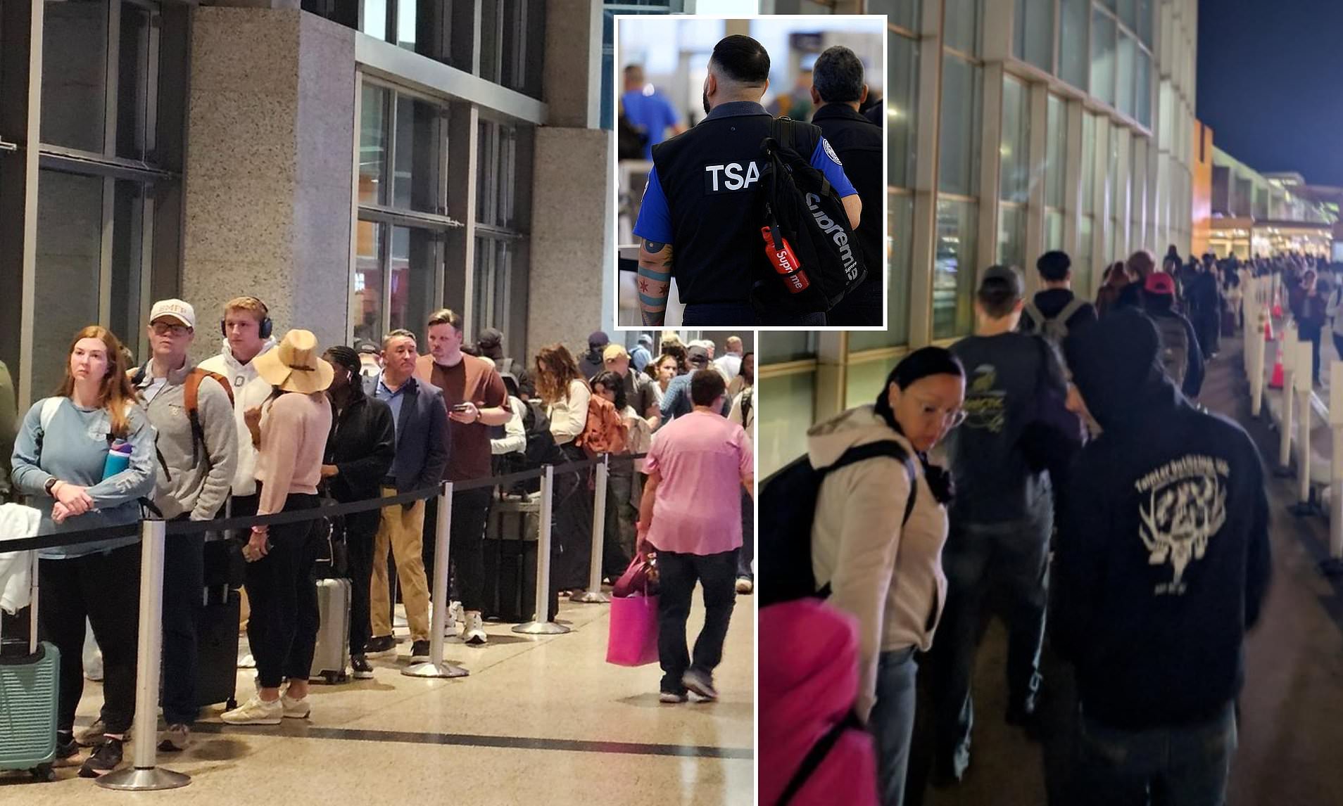 Hundreds of TSA agents quit amid government shutdown and hours-long ...