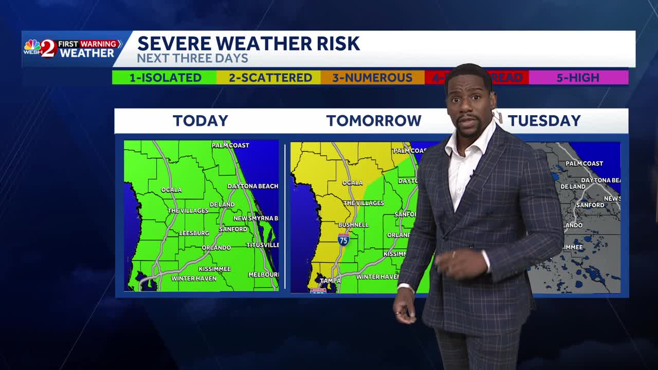 Severe weather threat winding down tonight, but a line of storms will ...