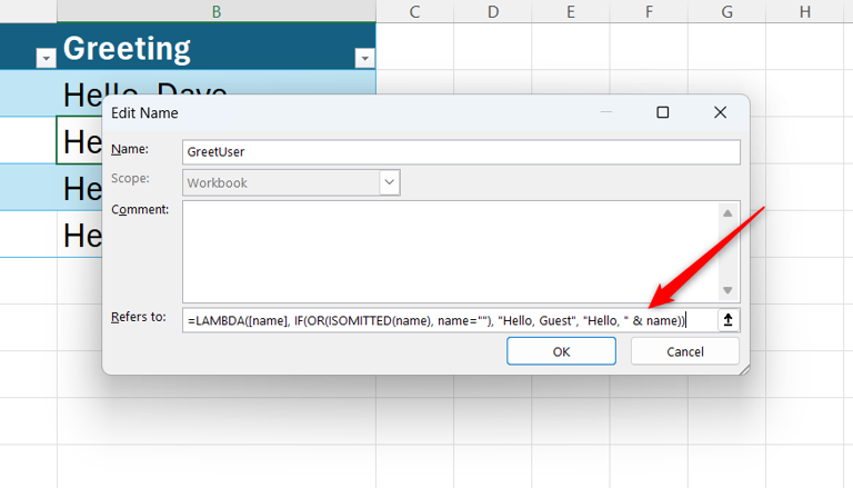 How to use the ISOMITTED function in Microsoft Excel