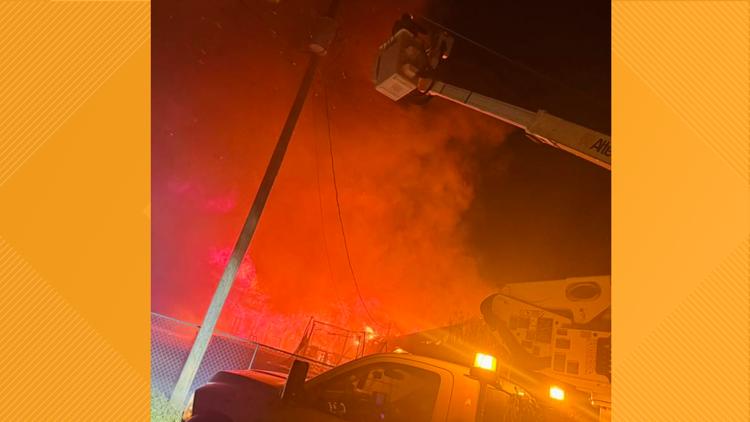 Multiple agencies respond to fire in Hatton<br><br>