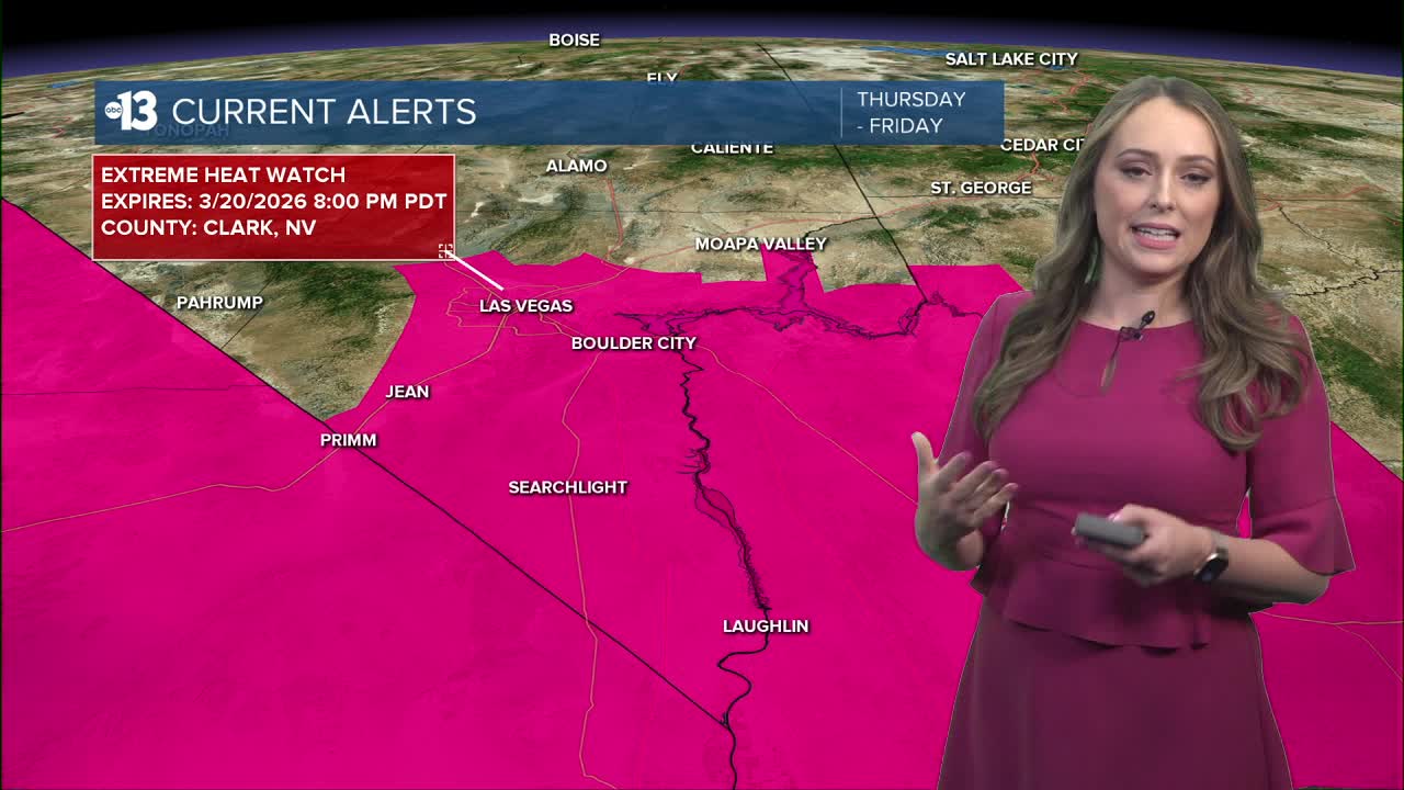 Extreme heat on the way to Southern Nevada