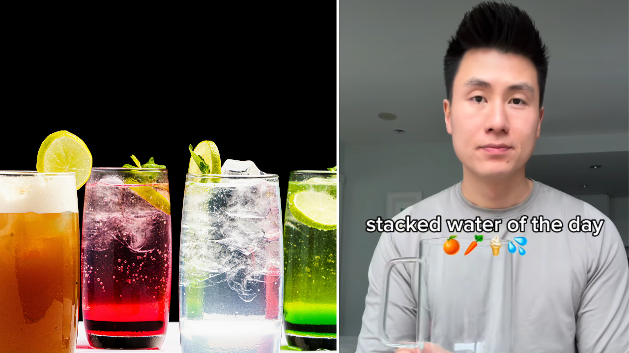 What is the viral water stacking trend?