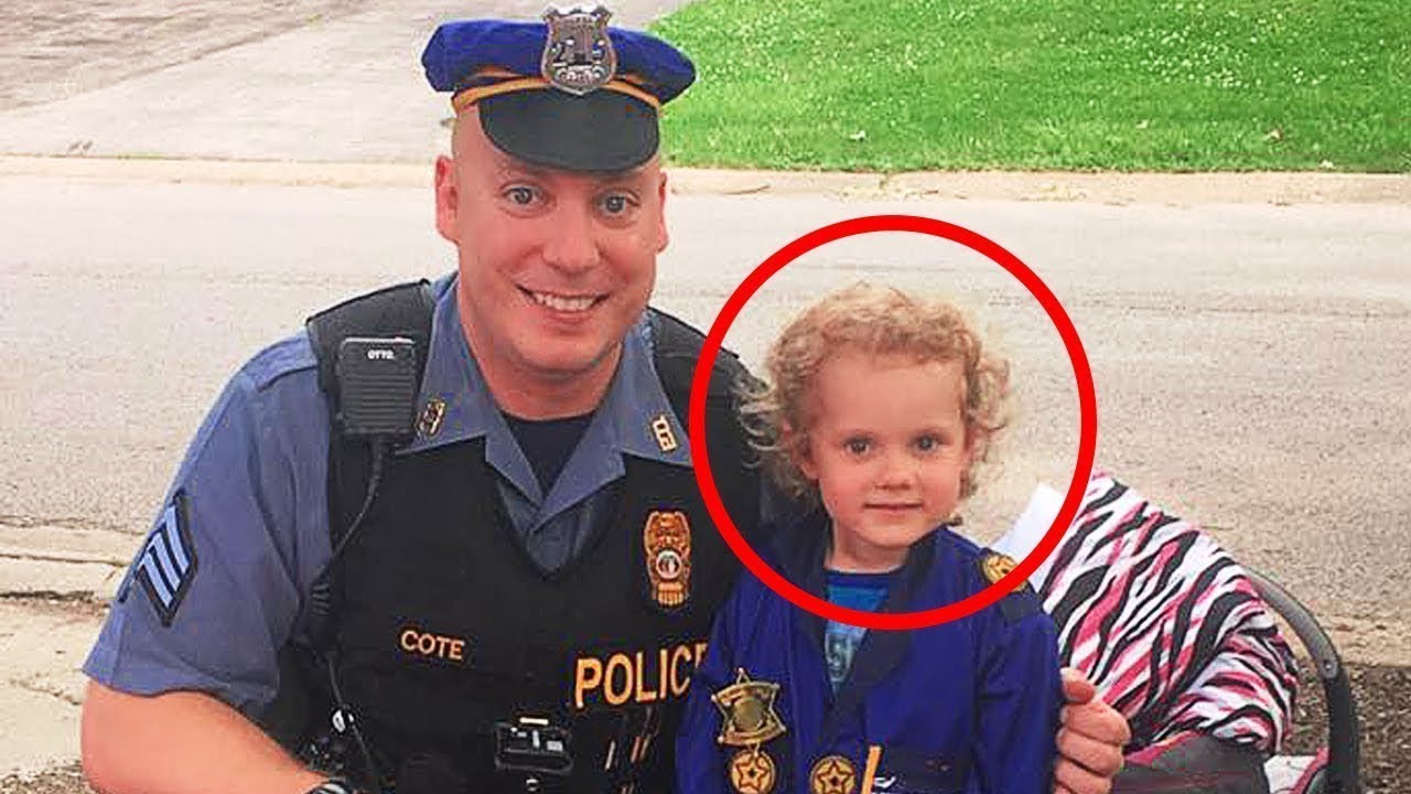 This little girl was selling lemonade to raise money then suddenly the cops arrived<br><br>