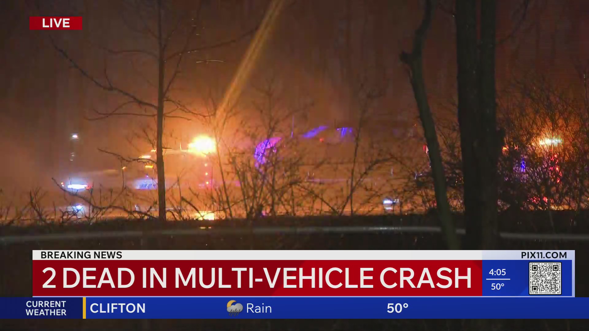Two dead in multi-vehicle crash on Long Island