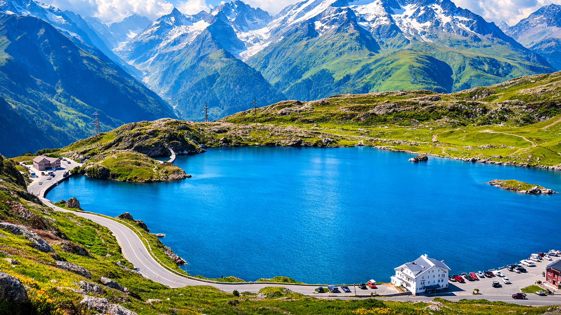 Warum gibt es einen See so hoch in den Alpen?