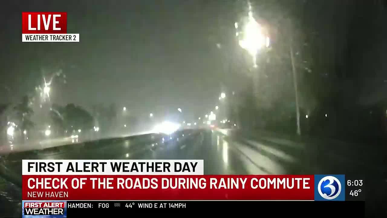 Rain leads to visibility issues on First Alert Weather Day