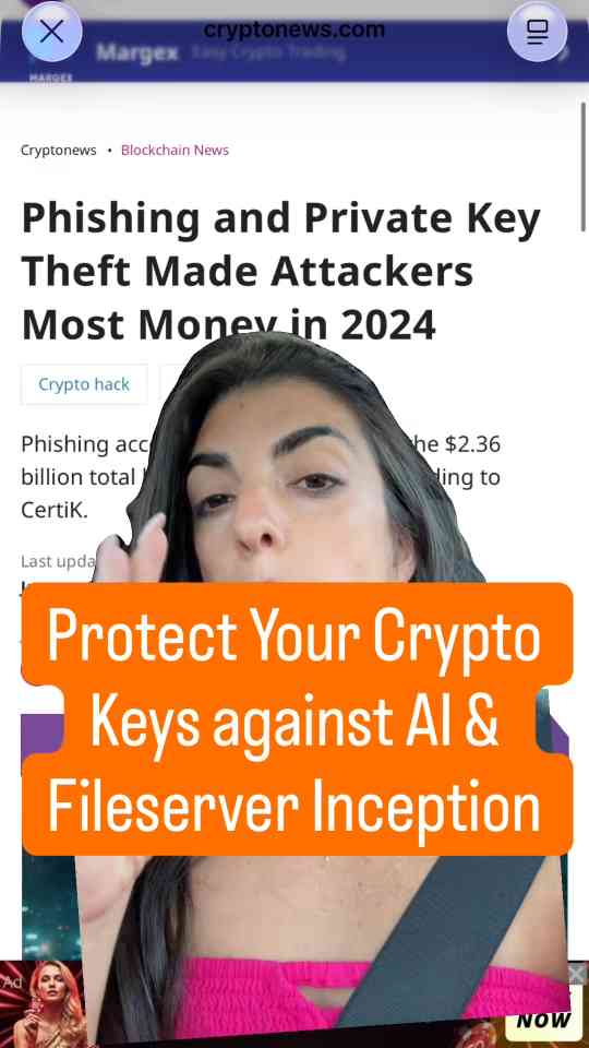 How to protect your crypto keys from AI and server attacks