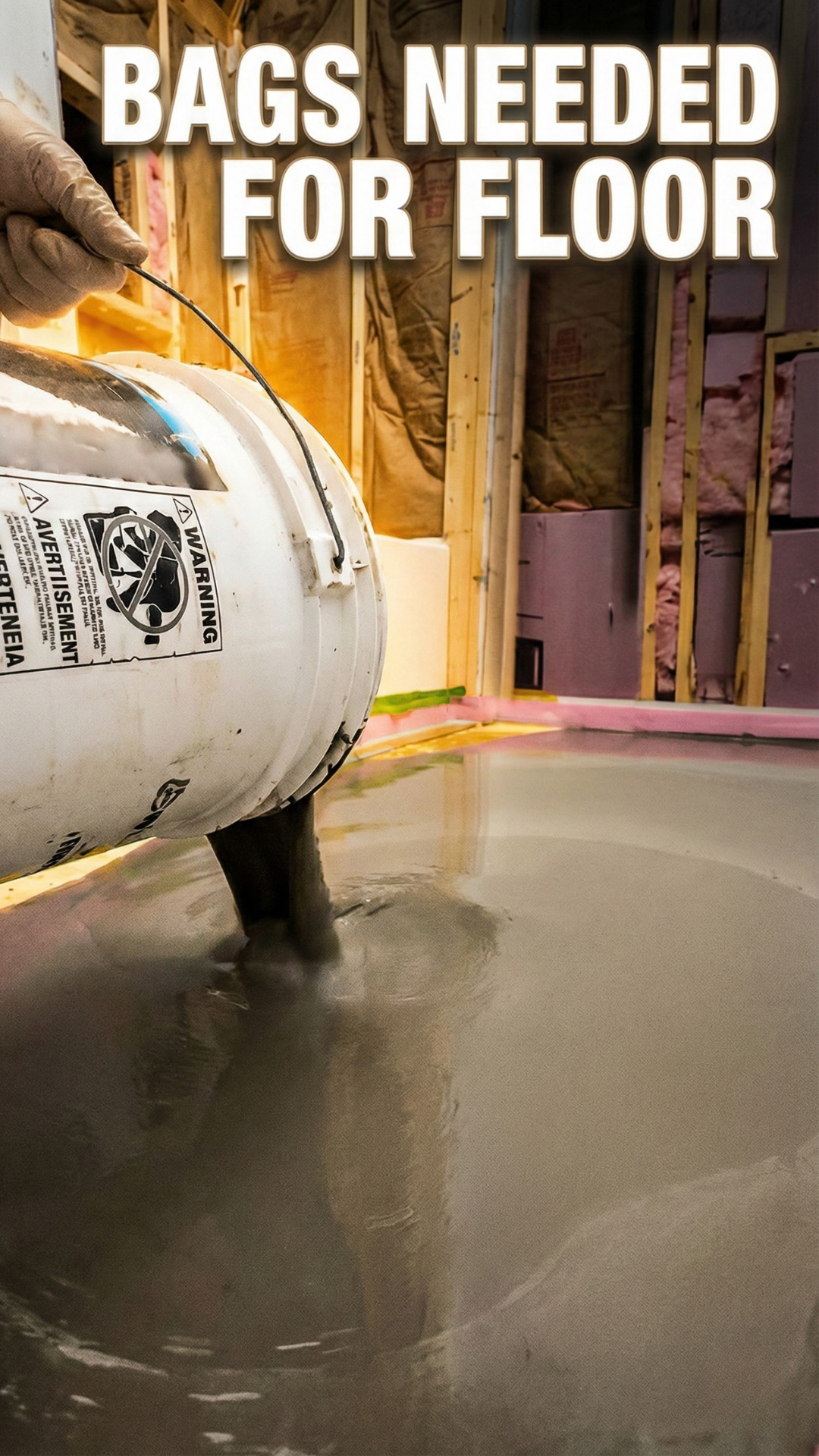 Determining the perfect quantity of self-leveler for flooring