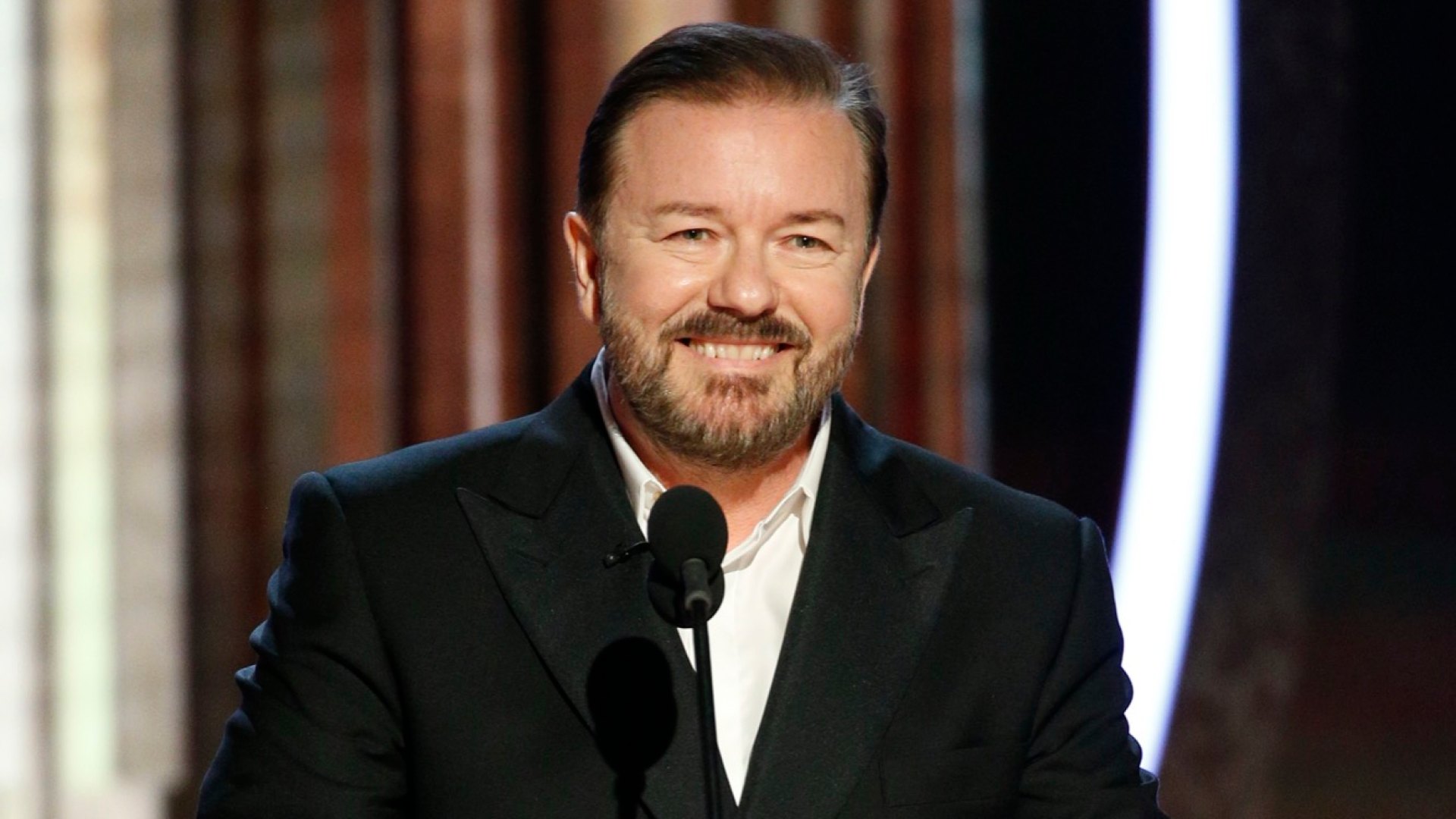 Ricky Gervais has hilarious reaction to fans wishing he was 2026 Oscars ...