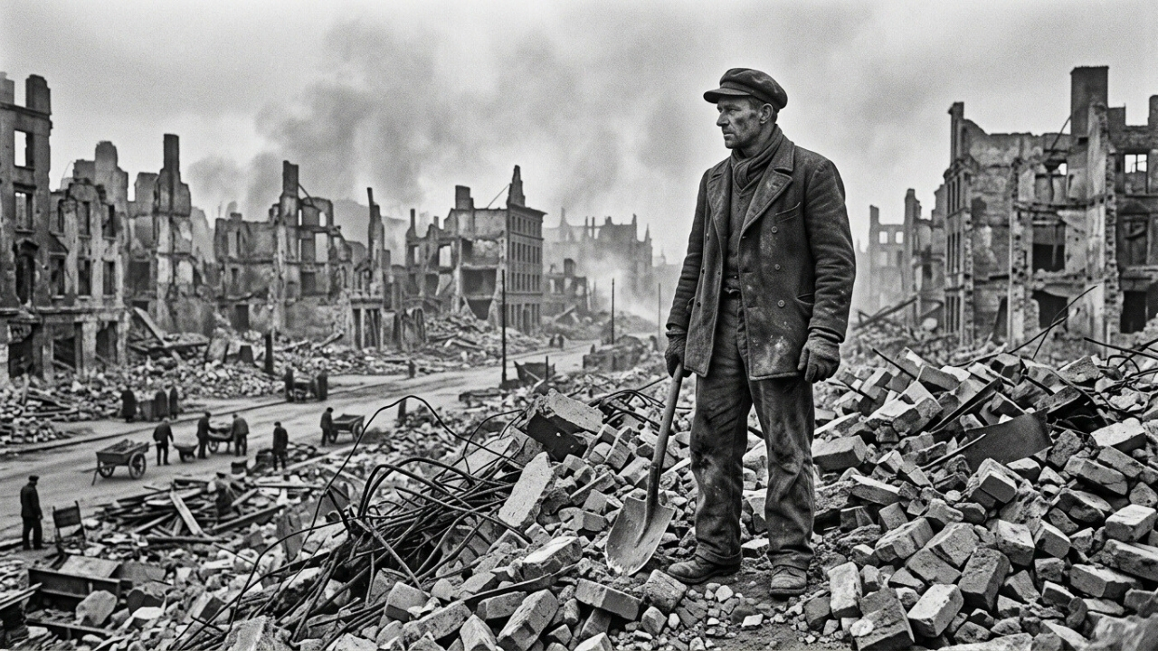 Cities lay in ruins in 1946 as nations raced to rebuild a shattered ...