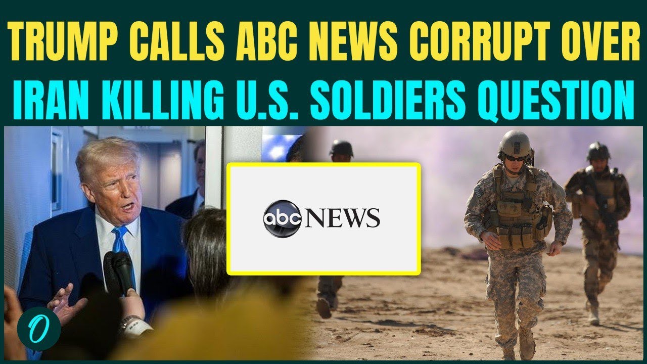 Video: Trump slams ABC News, dodges dead soldiers question | Iran war ...
