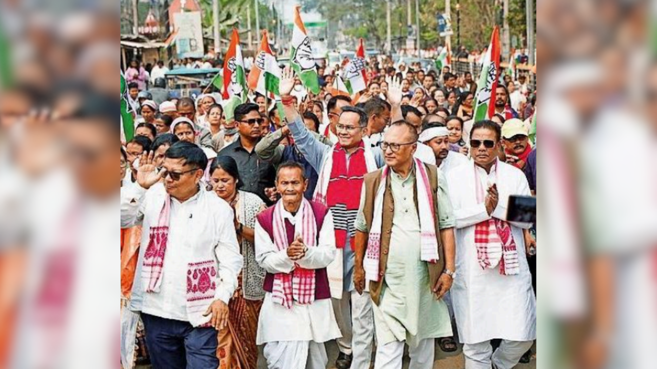 Assam assembly elections: Congress ahead in alliance game, BJP caught ...