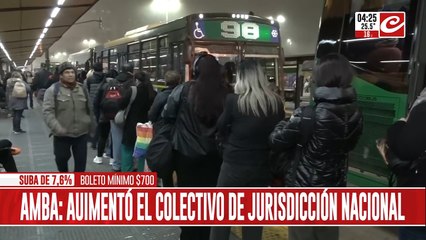 Vuelve a aumentar el colectivo en el AMBA, ¿cuánto vas a pagar a partir ...