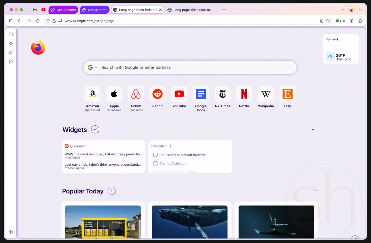 Firefox : Mozilla prépare une toute nouvelle interface nommée Nova