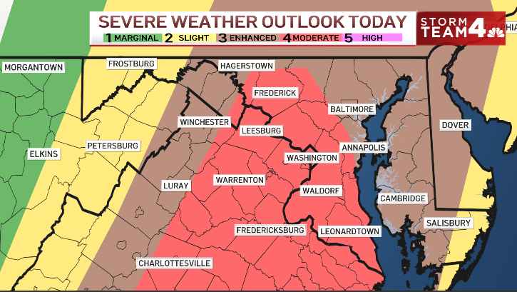 DC-area schools to close, dismiss students early Monday for severe storms