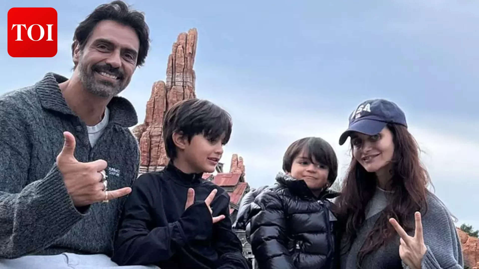 Arjun Rampal drops adorable pics from Paris vacation with Gabriella ...