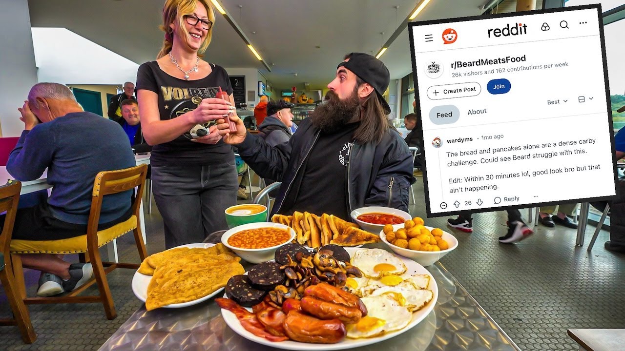 Reddit said even I couldn’t beat this breakfast challenge | BeardMeatsFood