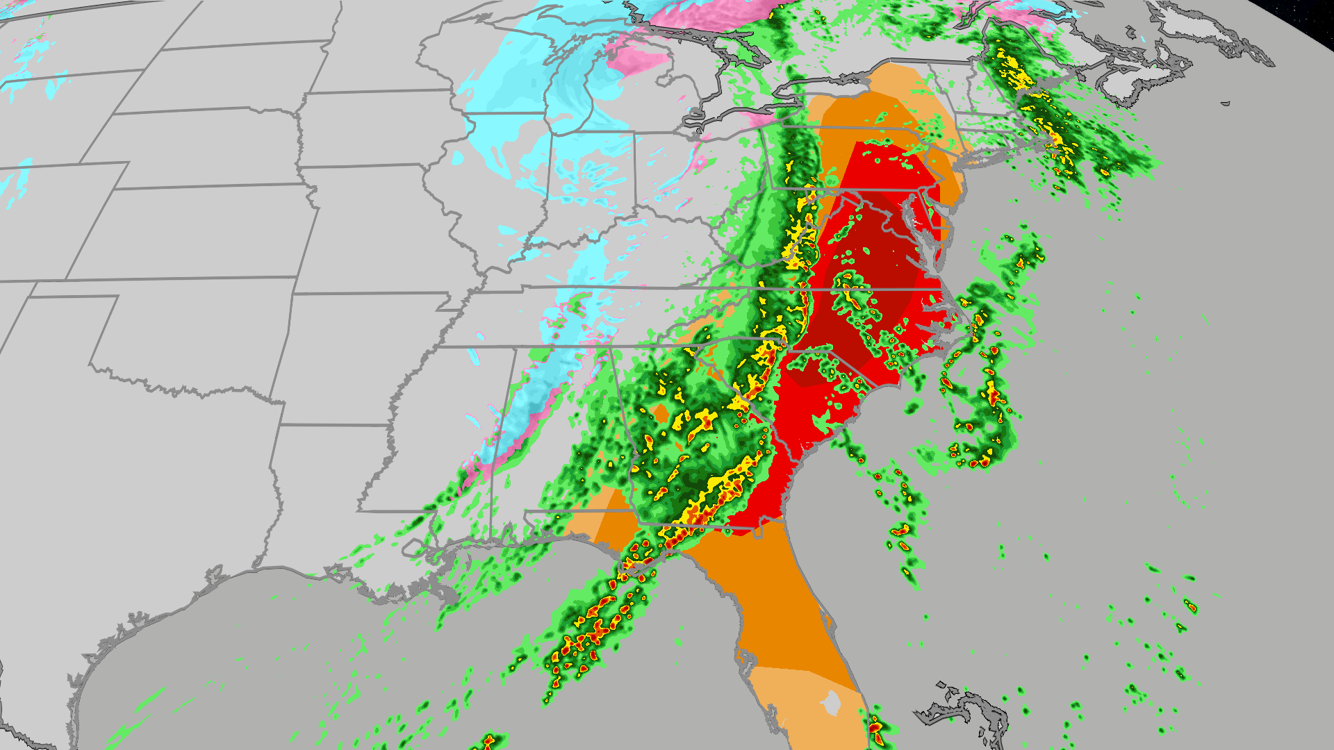 Winter storm Iona and severe weather maps tracker: Radar, warnings, storm reports and more<br>