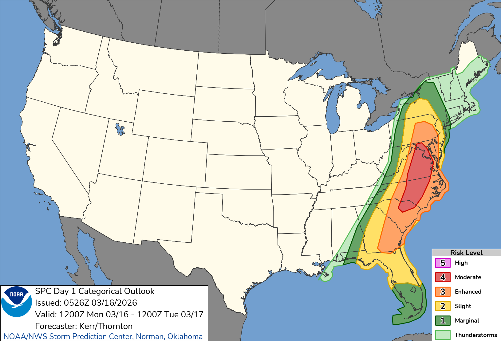Severe weather, tornado risk as storms slam East Coast updates