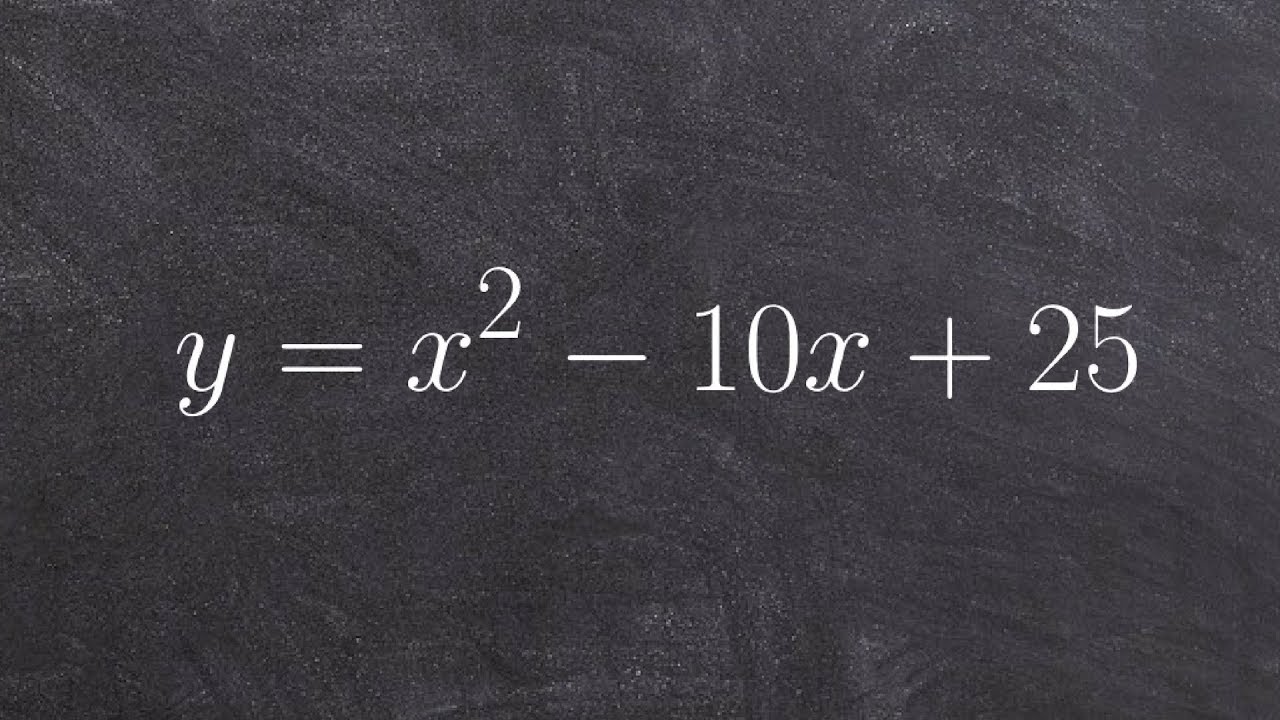 Solve by factoring when a perfect square