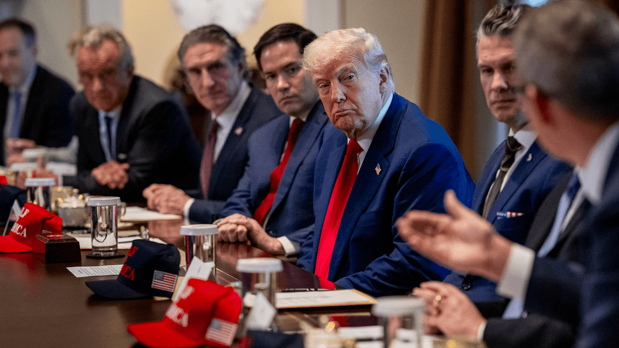 President Donald Trump holds a Cabinet meeting, Wednesday, April 30, 2025, in the Cabinet Room. (Official White House Photo by Molly Riley)