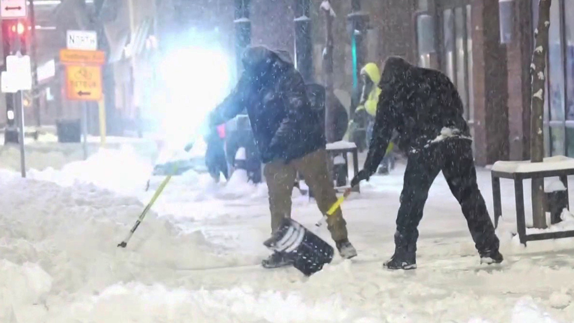 Blizzard conditions pound Midwest as severe storm moves east