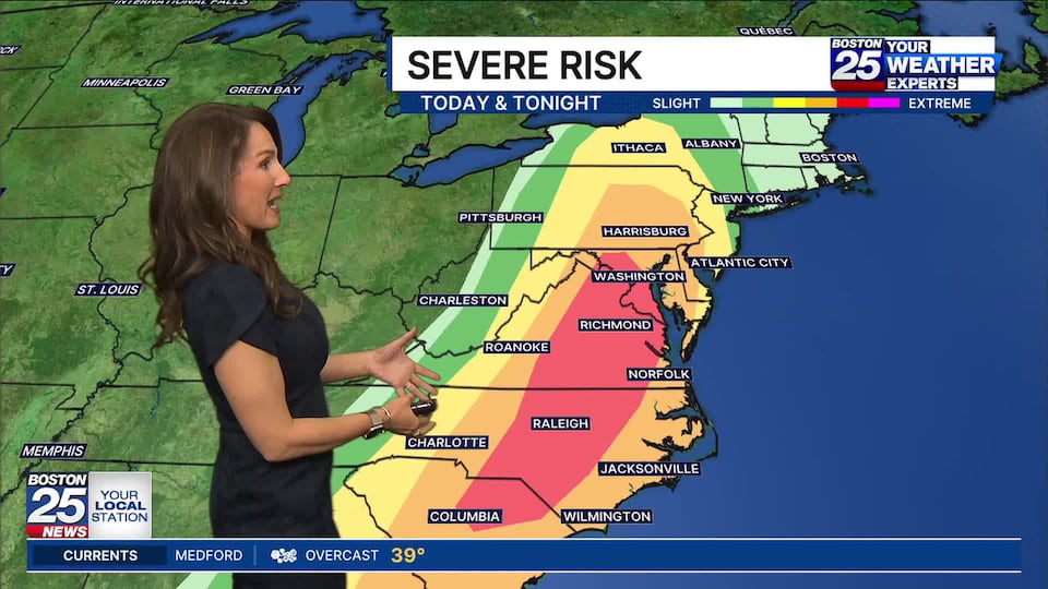 High wind warning, flood watch in effect in Massachusetts on Monday
