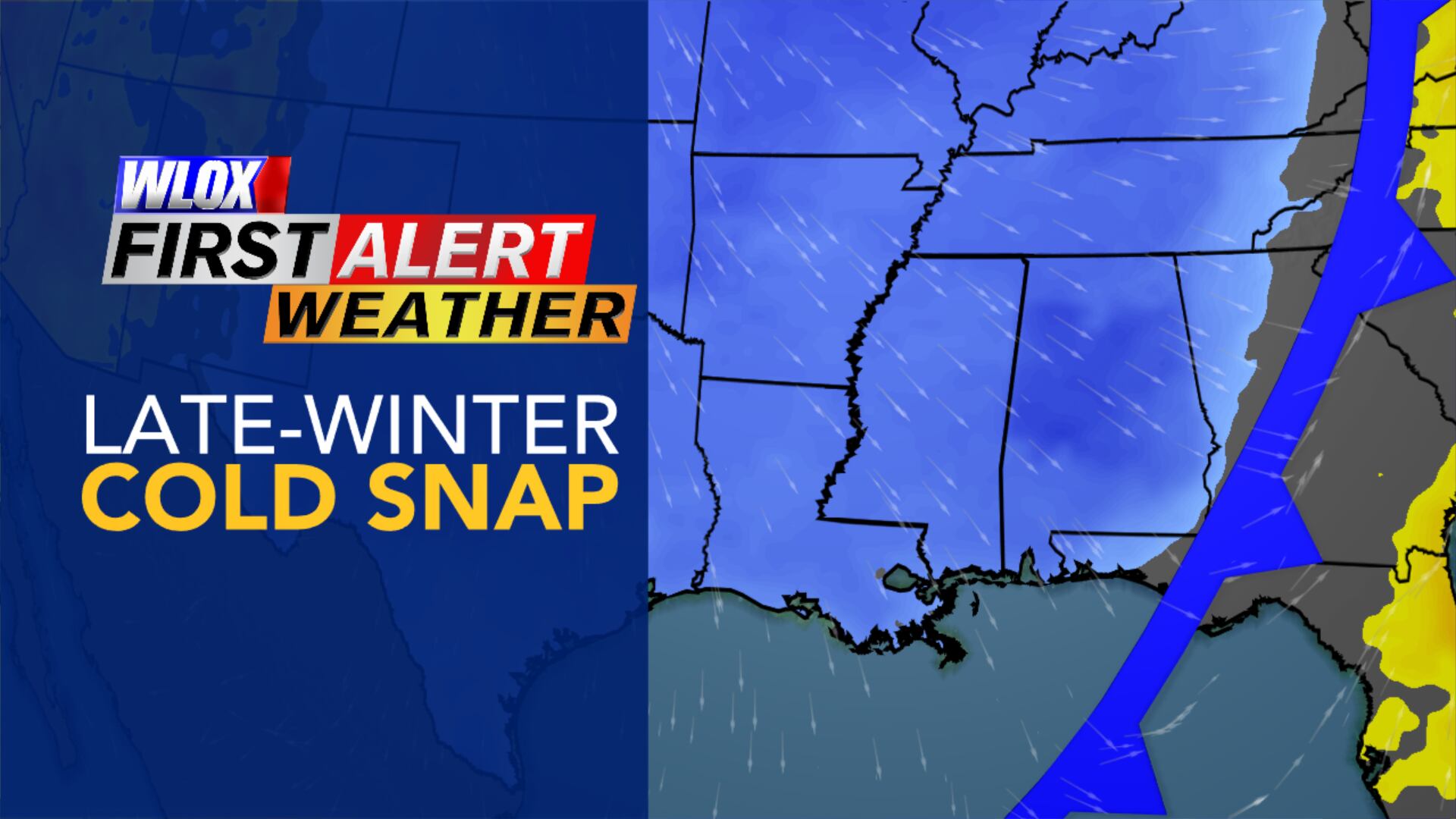 Cold front arrives, windy, chilly day with possible freezing night