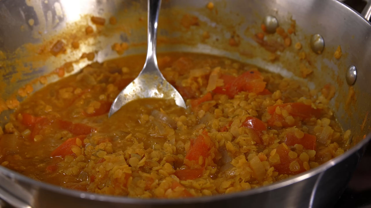 This simple lentil curry shows how easy vegan cooking can be