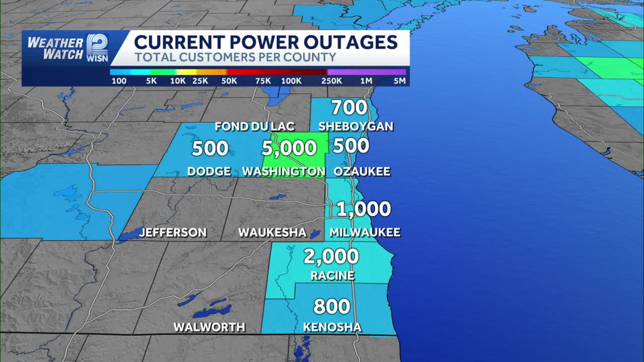 Power outages March 16