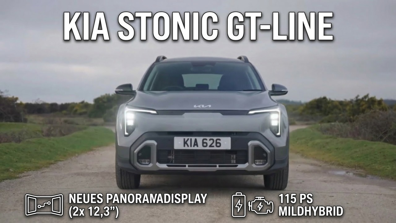 2026 Kia Stonic GT-Line in Astro Grey (1.0 48V 115 PS) Handschalter im ...