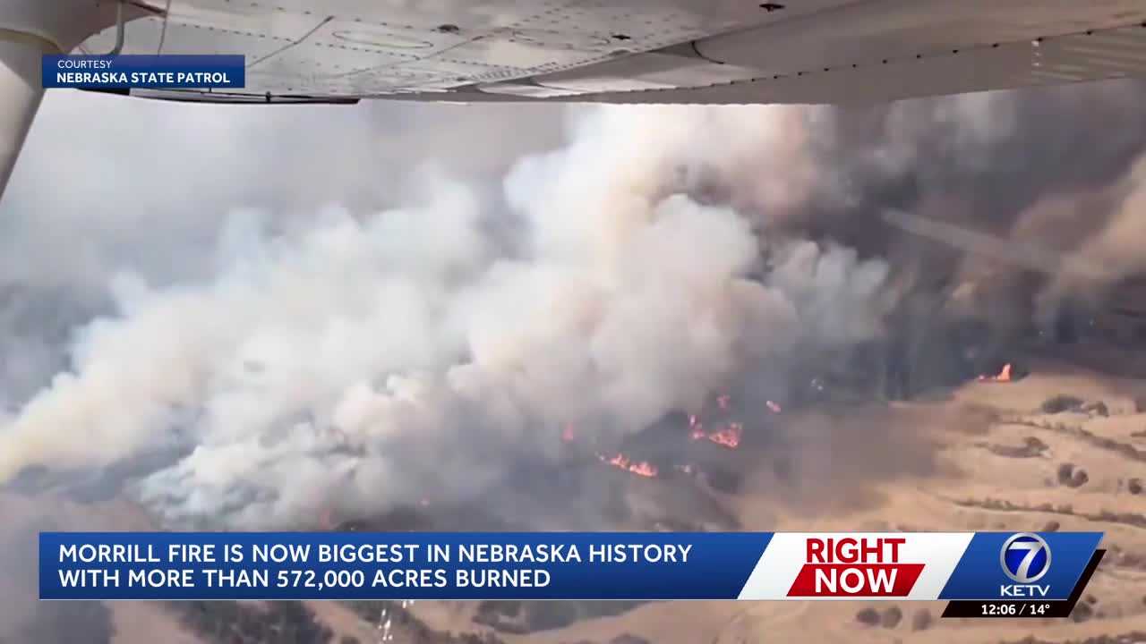 Morrill wildfire now biggest in Nebraska history