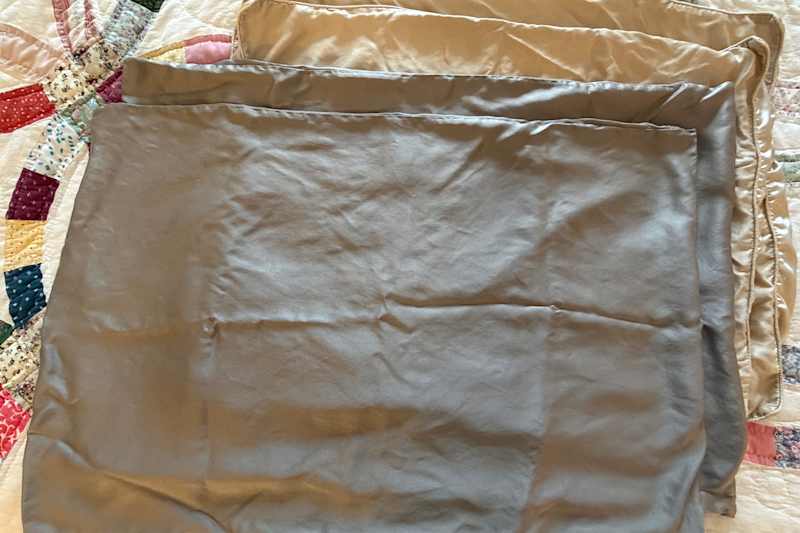 Packing clothes in pillow cases