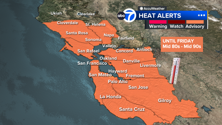 Timeline: Unprecedented heat wave hitting Bay Area with record-setting ...