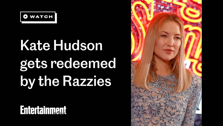 Kate Hudson gets redeemed by the Razzies