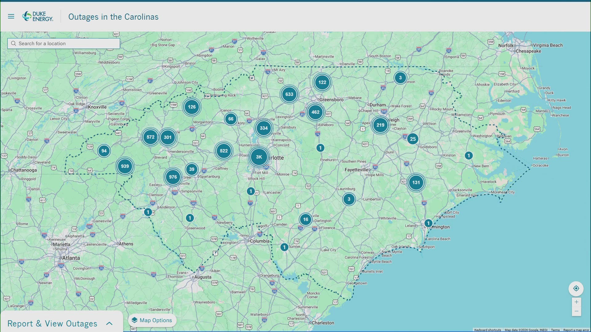Thousands across NC without power due to severe storms