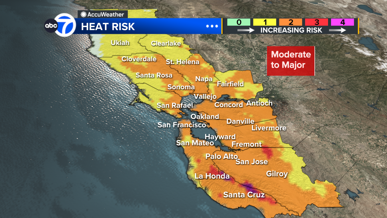 Timeline: Unprecedented heat wave hitting Bay Area with record-setting ...