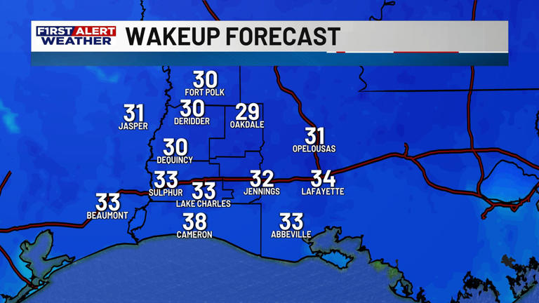 First alert forecast: Cold night ahead with frost possible