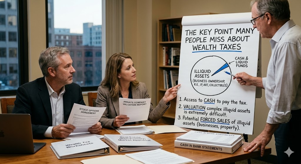 The key point many people miss about wealth taxes