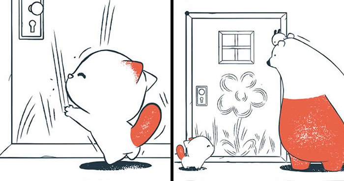 We create comics without any dialogue that have unexpected and ...