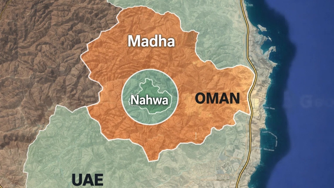 Oman inside UAE, UAE inside Oman: The strange geography of two Gulf ...