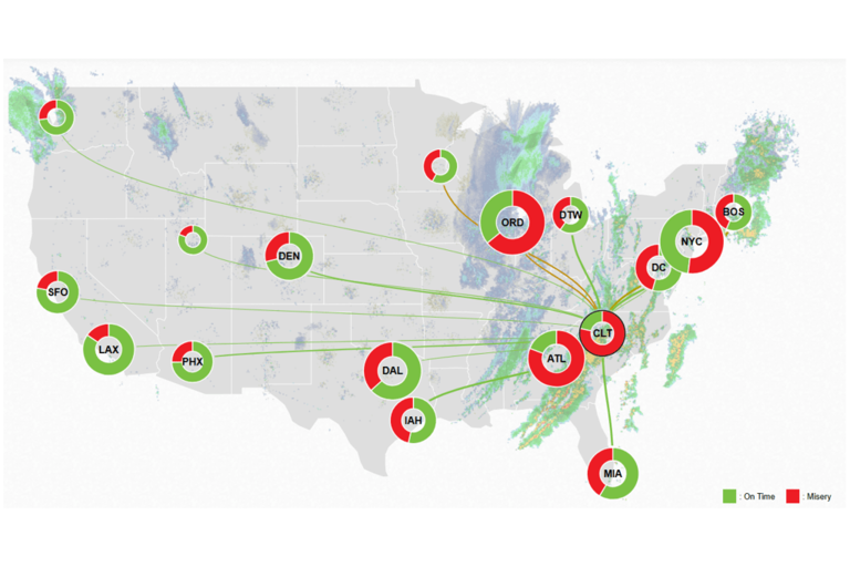 Weather causes flight chaos: List of airports most impacted