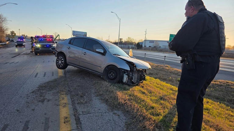 Crash on Hwy 75 in Tulsa snarls southbound traffic to 36th Street North