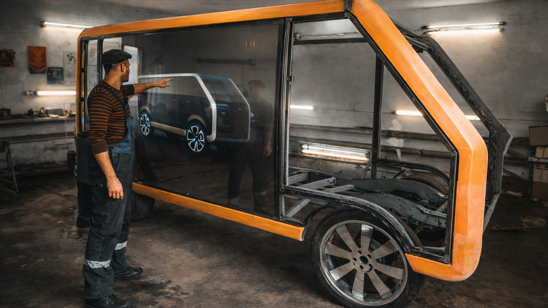 Designing a next generation van with advanced tools